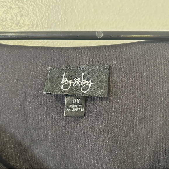 Black Cold Shoulder Shift Dress - Picture 5 of 7